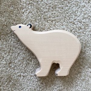 New Holztiger Polar Bear wooden toy